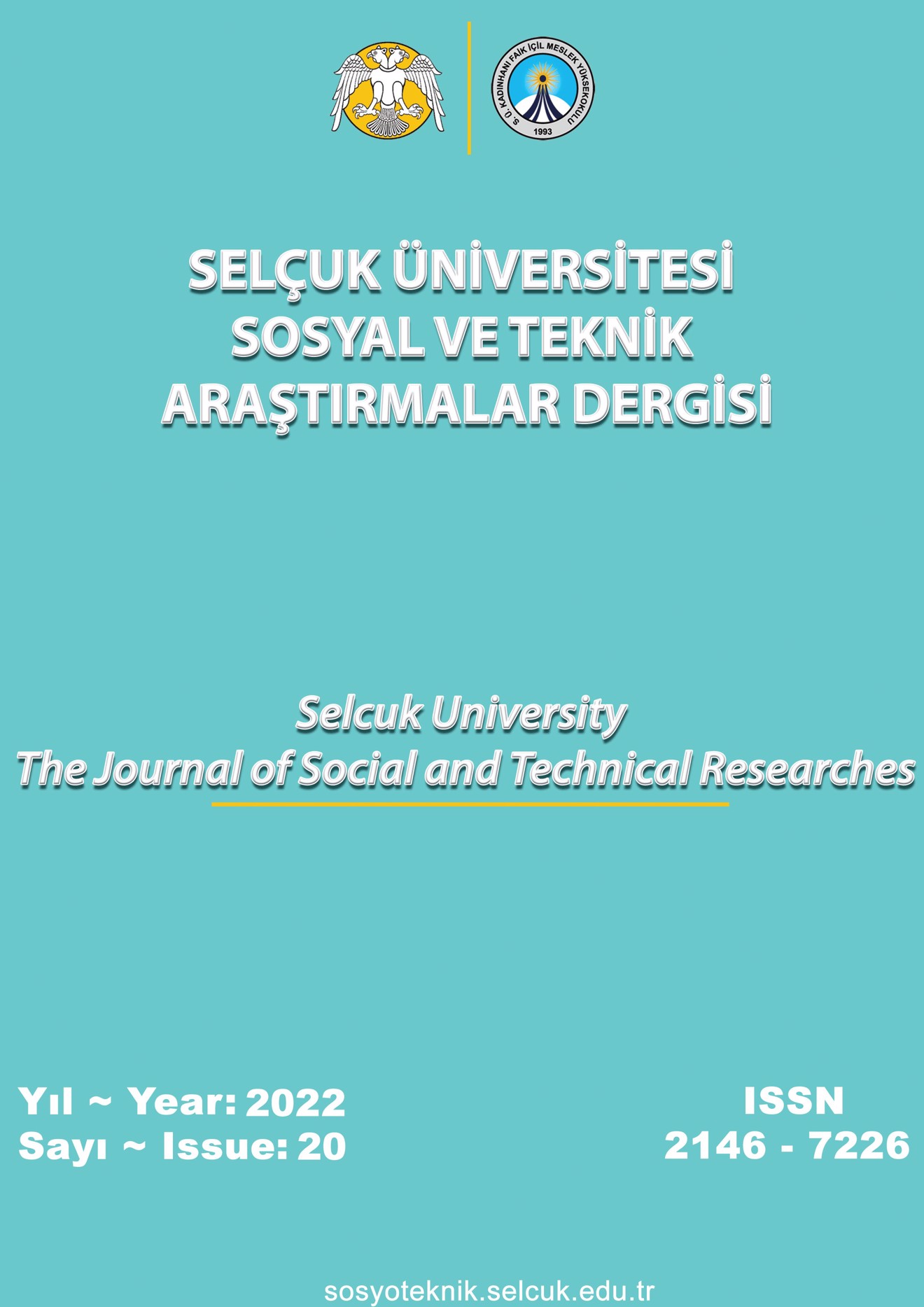 Kadınhanı Faik İçil Meslek Yüksekokulu’nun Çıkarmış Olduğu “Selçuk Üniversitesi Sosyal ve Teknik Araştırmalar Dergisi” Yirminci Sayısı Yayımlandı
